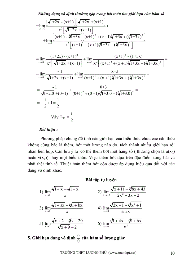 image for page Luyện thi đh pp giới hạn