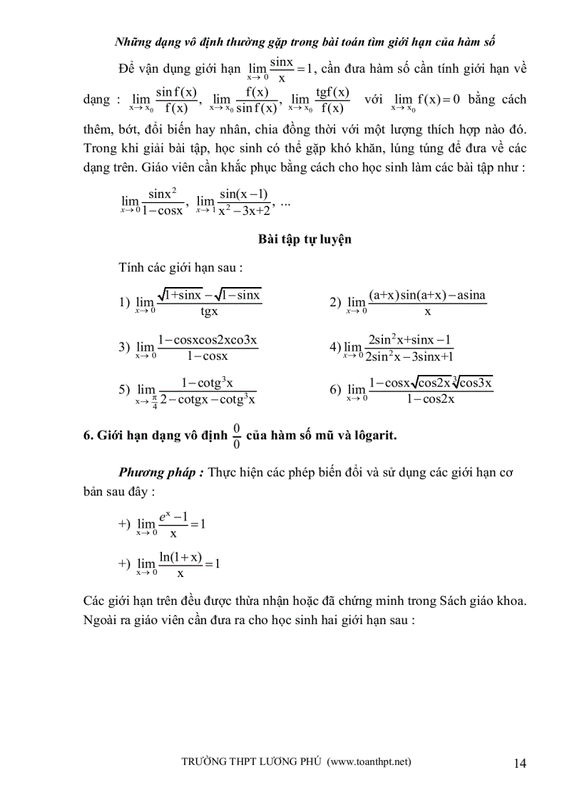 image for page Luyện thi đh pp giới hạn