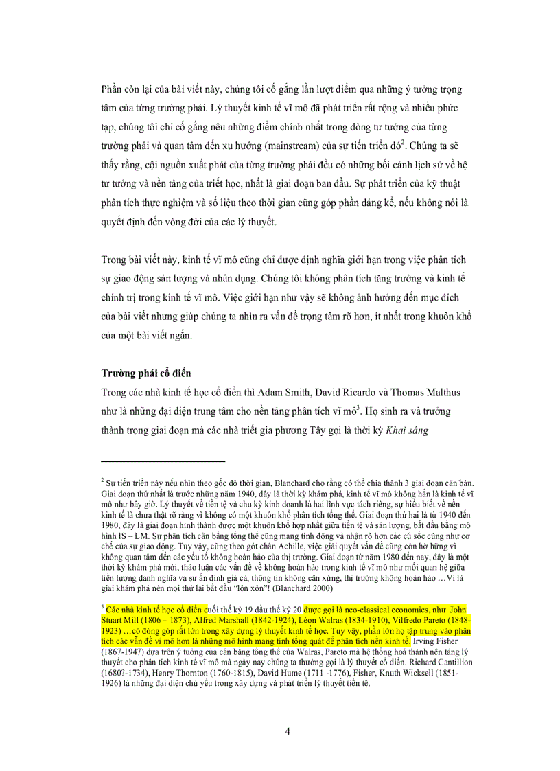 image for page Sự tranh luận giữa các trường phái trong lý thuyết kinh tế vĩ mô