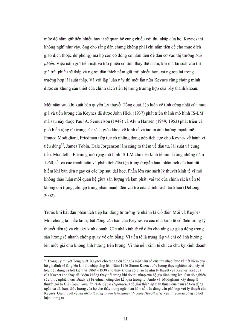 image for page Sự tranh luận giữa các trường phái trong lý thuyết kinh tế vĩ mô