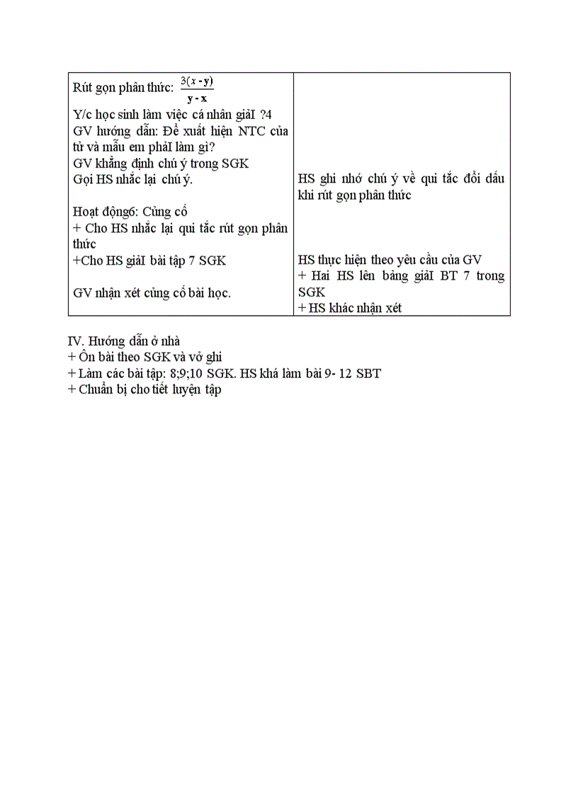 image for page Đại số Rút gọn phân thức