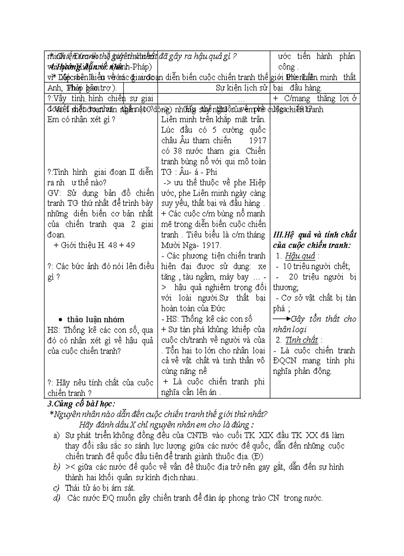 image for page Lịch sử CHIẾN TRANH THẾ GIỚI THỨ NHẤT 1914 1918