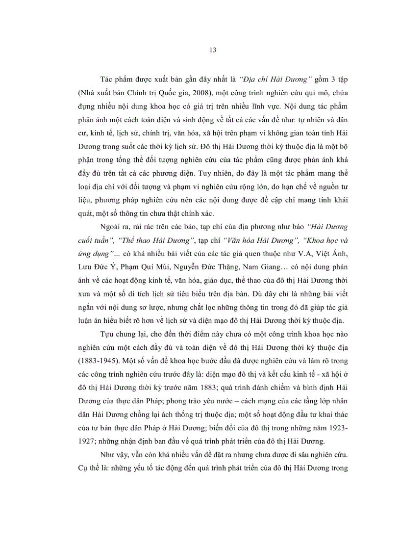 image for page Đô thị Hải Dương thời kỳ thuộc địa 1883 1945 luận văn tiến sĩ lịch sử