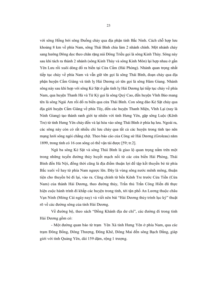 image for page Đô thị Hải Dương thời kỳ thuộc địa 1883 1945 luận văn tiến sĩ lịch sử