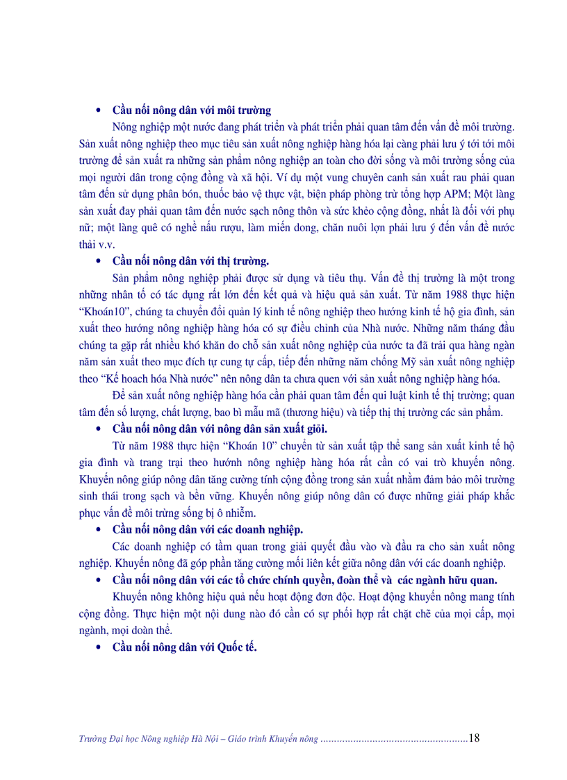 image for page Giáo trình khuyến nông