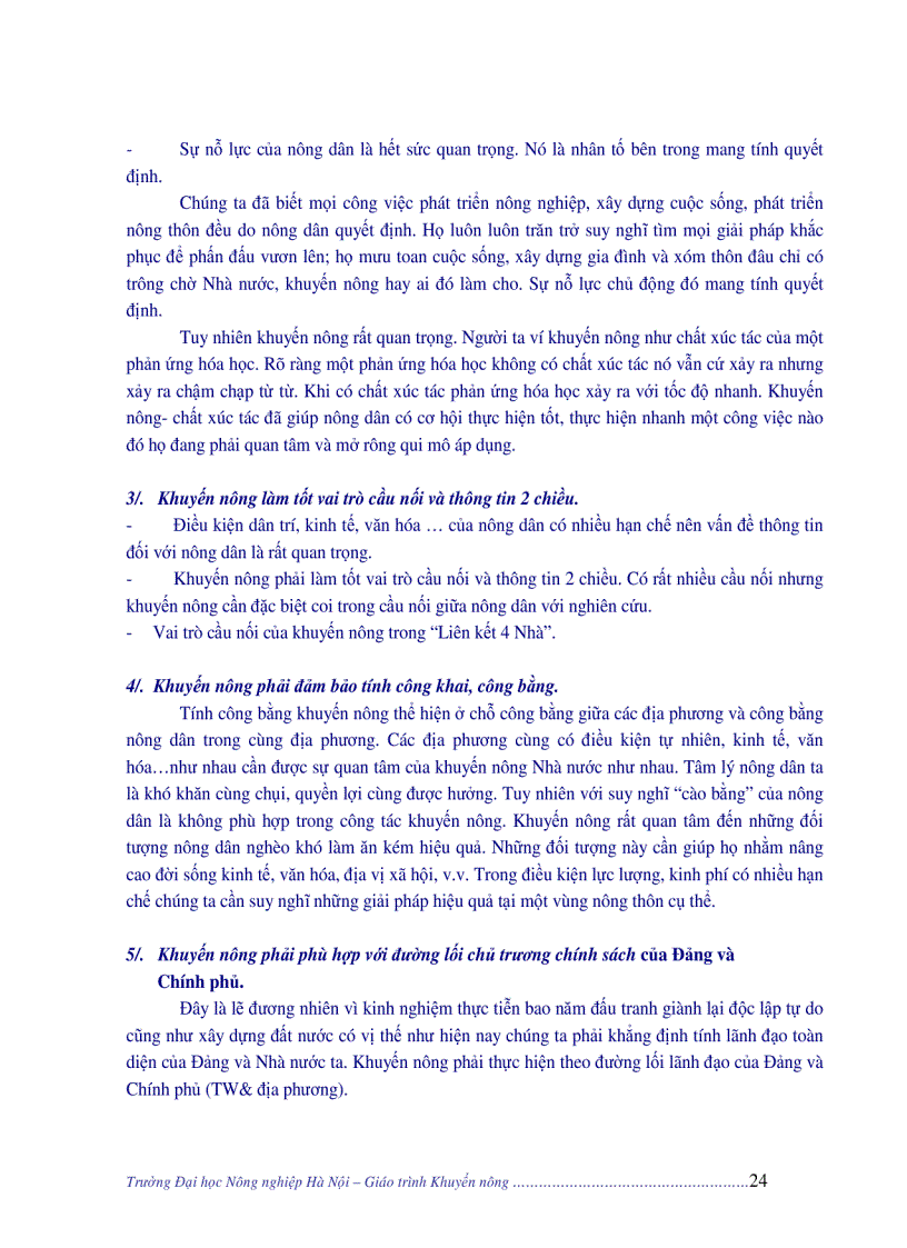 image for page Giáo trình khuyến nông