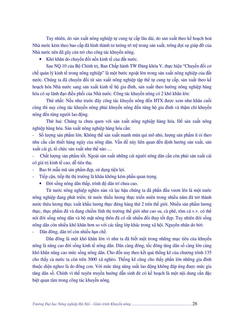 image for page Giáo trình khuyến nông