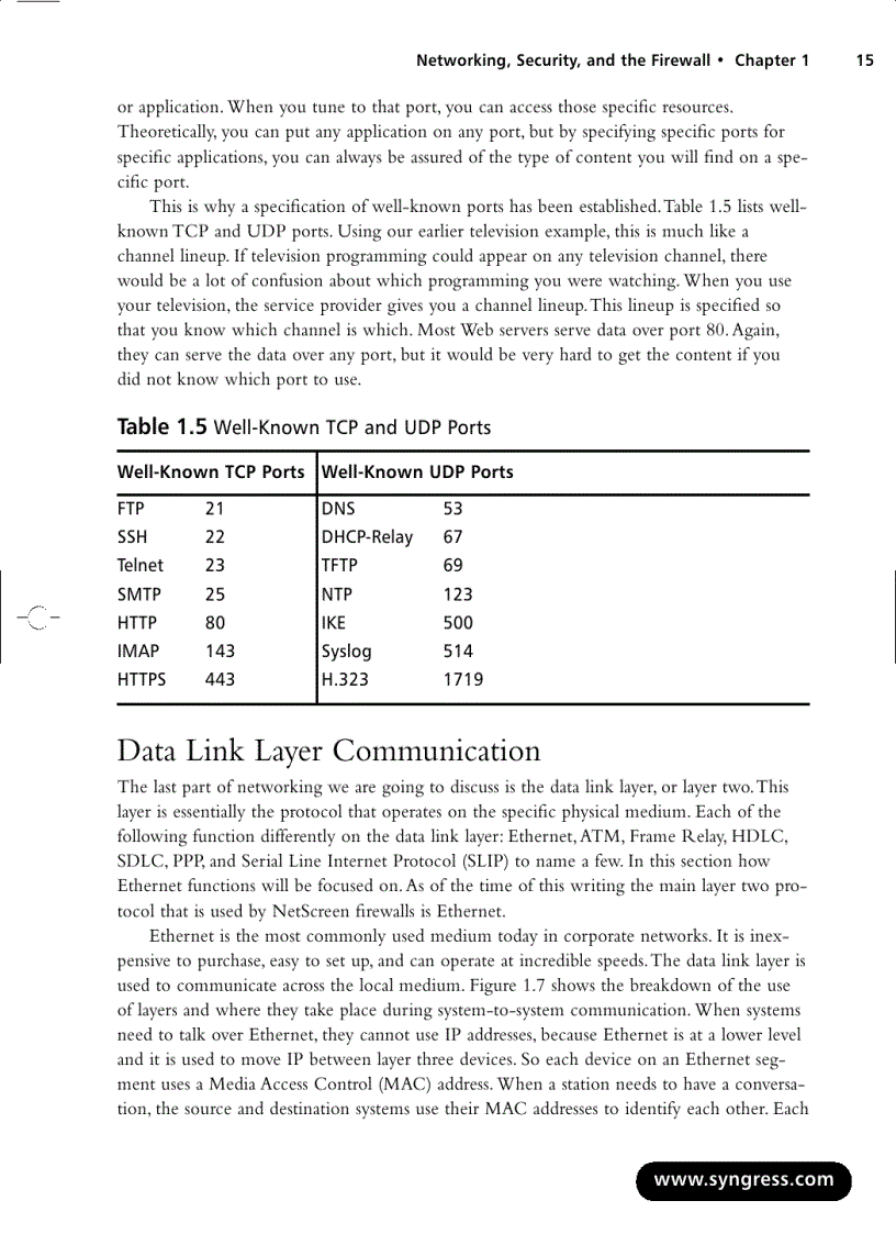 image for page Syngress Configuring Juniper Networks Netscreen and SSG Firewalls Nov 2006