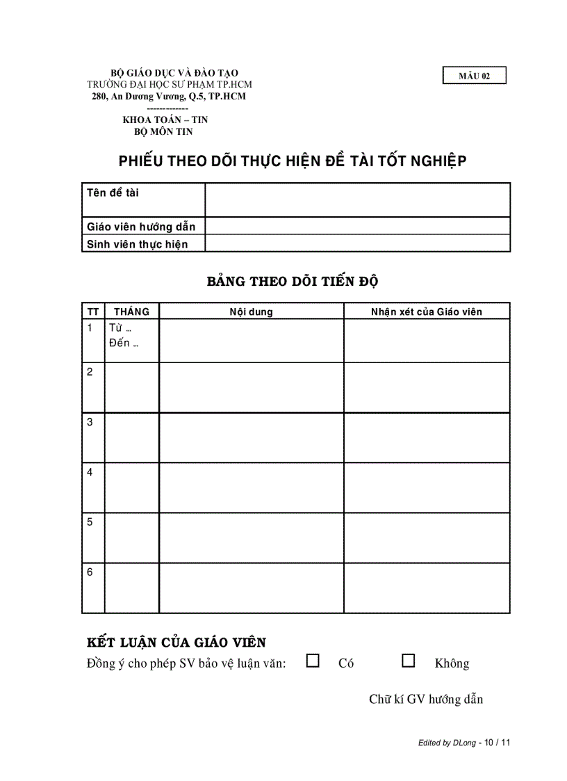 image for page Tài liệu hướng dẫn thực hiện luận văn tốt nghiệp đại học