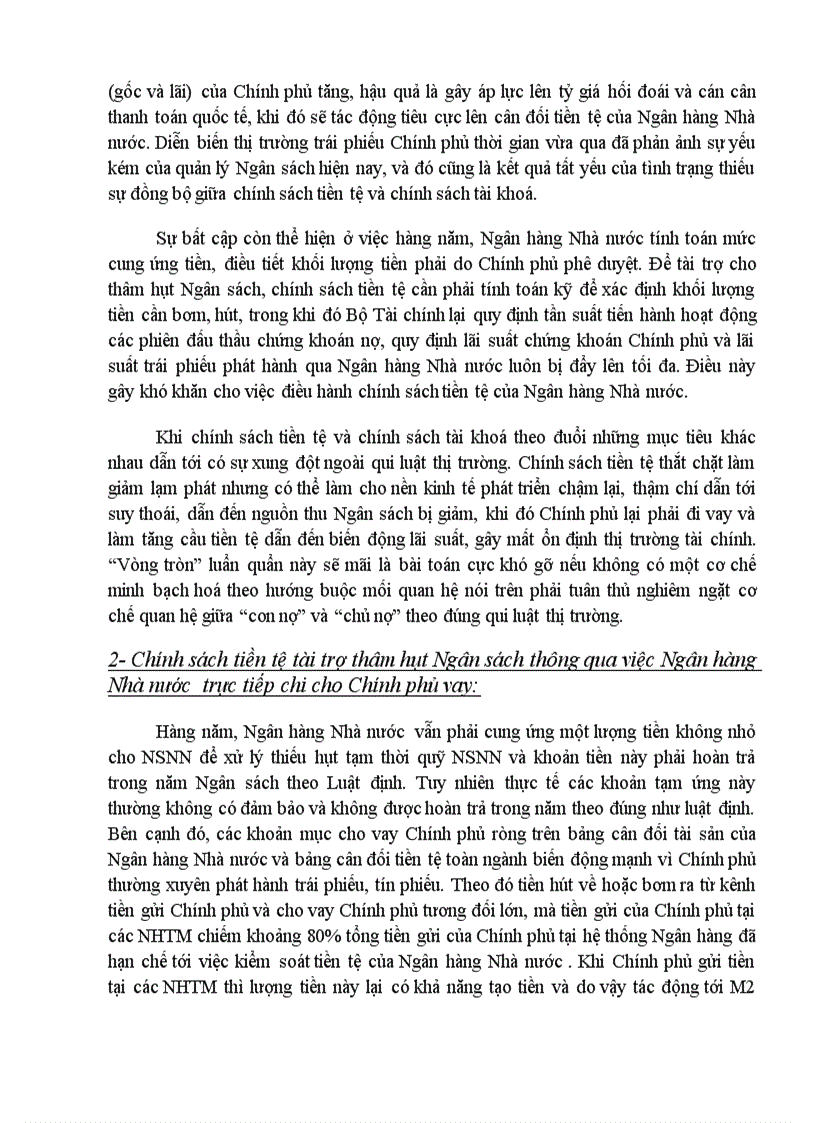 image for page Phân tích một số giải pháp tài trợ thâm hụt ngân sách của Việt Nam trong những năm gần đây