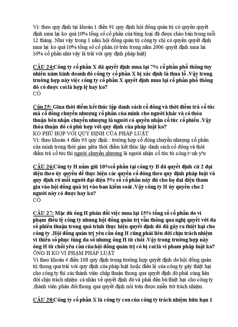 image for page Tổng hợp câu hỏi Luật kinh tế và thương mại