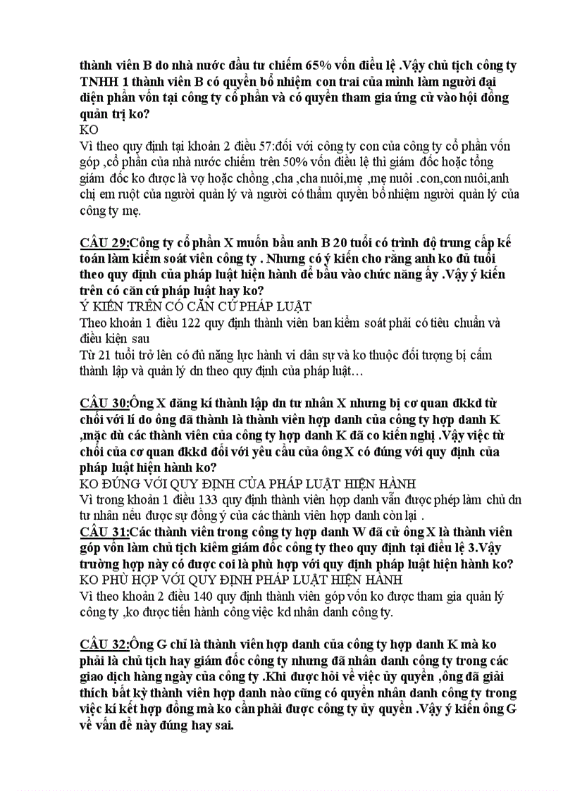 image for page Tổng hợp câu hỏi Luật kinh tế và thương mại