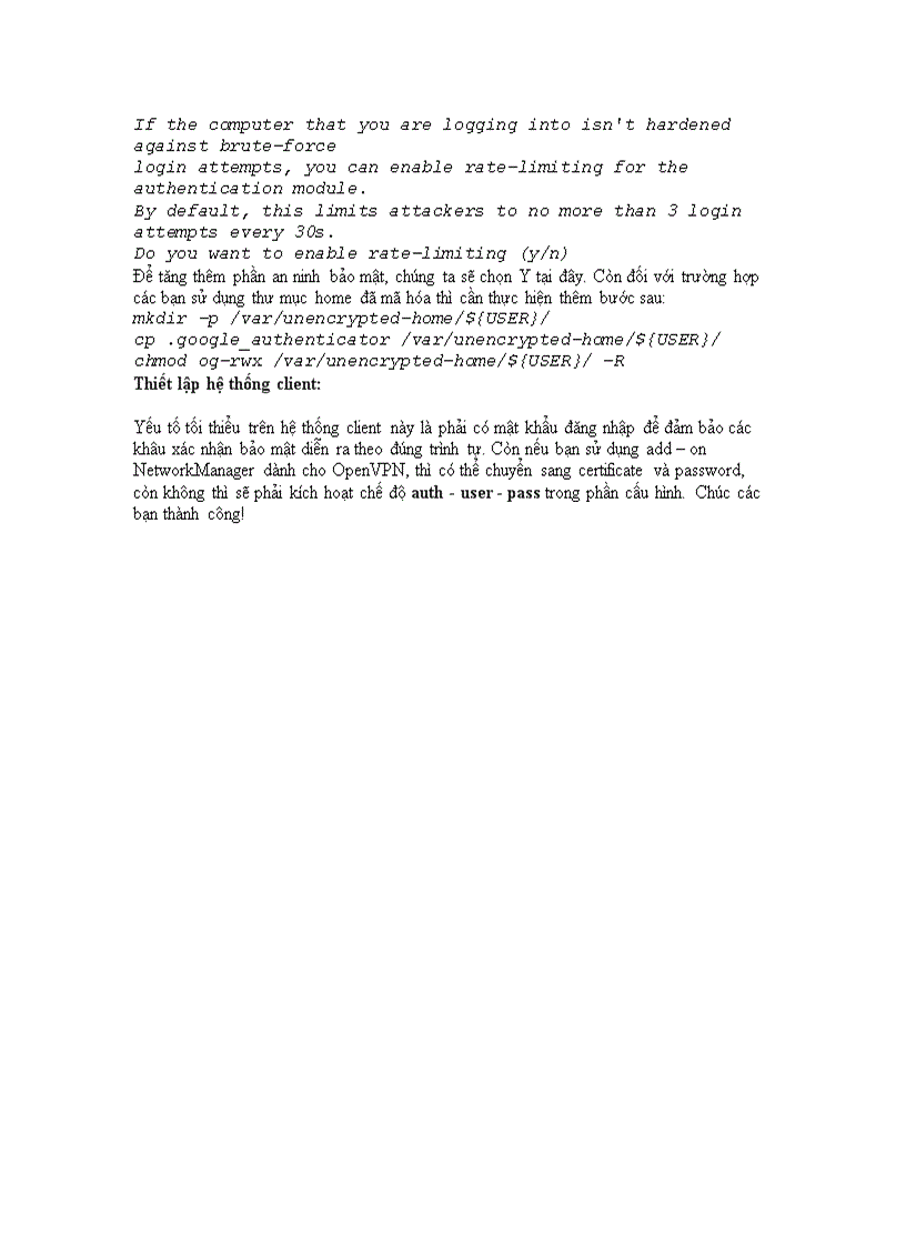 image for page Tăng cường bảo mật OpenVPN với One Time Password trên Ubuntu