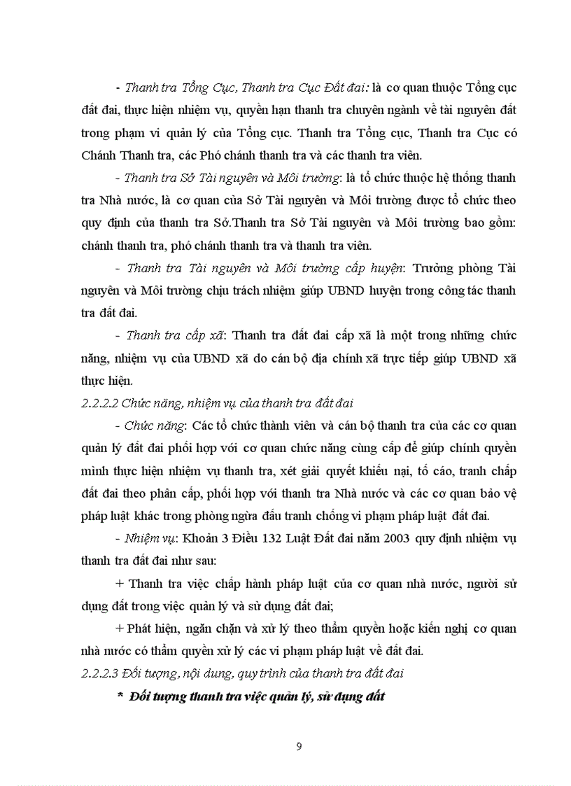 image for page Tìm hiểu công tác thanh tra giải quyết khiếu nại tố cáo và tranh chấp đất đai của Thành phố Việt Trì Tỉnh Phú Thọ từ khi có Luật đất đai 2003 đến nay 2011