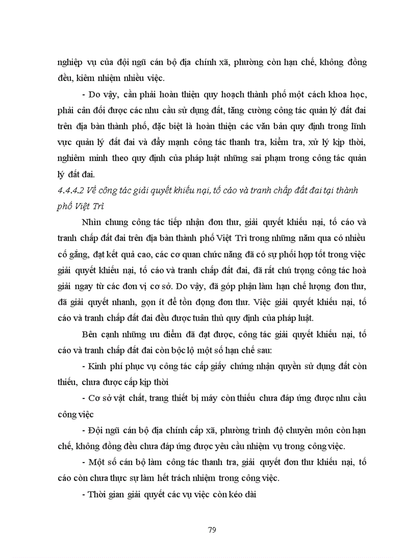 image for page Tìm hiểu công tác thanh tra giải quyết khiếu nại tố cáo và tranh chấp đất đai của Thành phố Việt Trì Tỉnh Phú Thọ từ khi có Luật đất đai 2003 đến nay 2011
