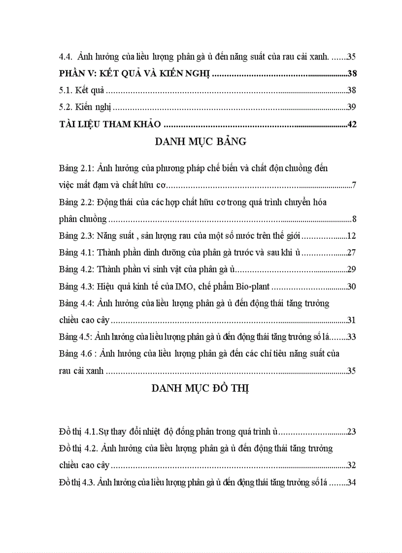 image for page Ảnh hưởng của việc ủ phân gà bằng các hệ vi sinh vật bản địa IMO và bằng chế phẩm Bio plant đến sinh trưởng phát triển năng suất của rau cải xanh Brassica juncea L trong điều kiện canh t