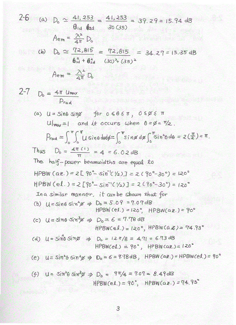 Chapter 1 6 Solution of Antenna Theory Analysis and Design 3rd Edition
