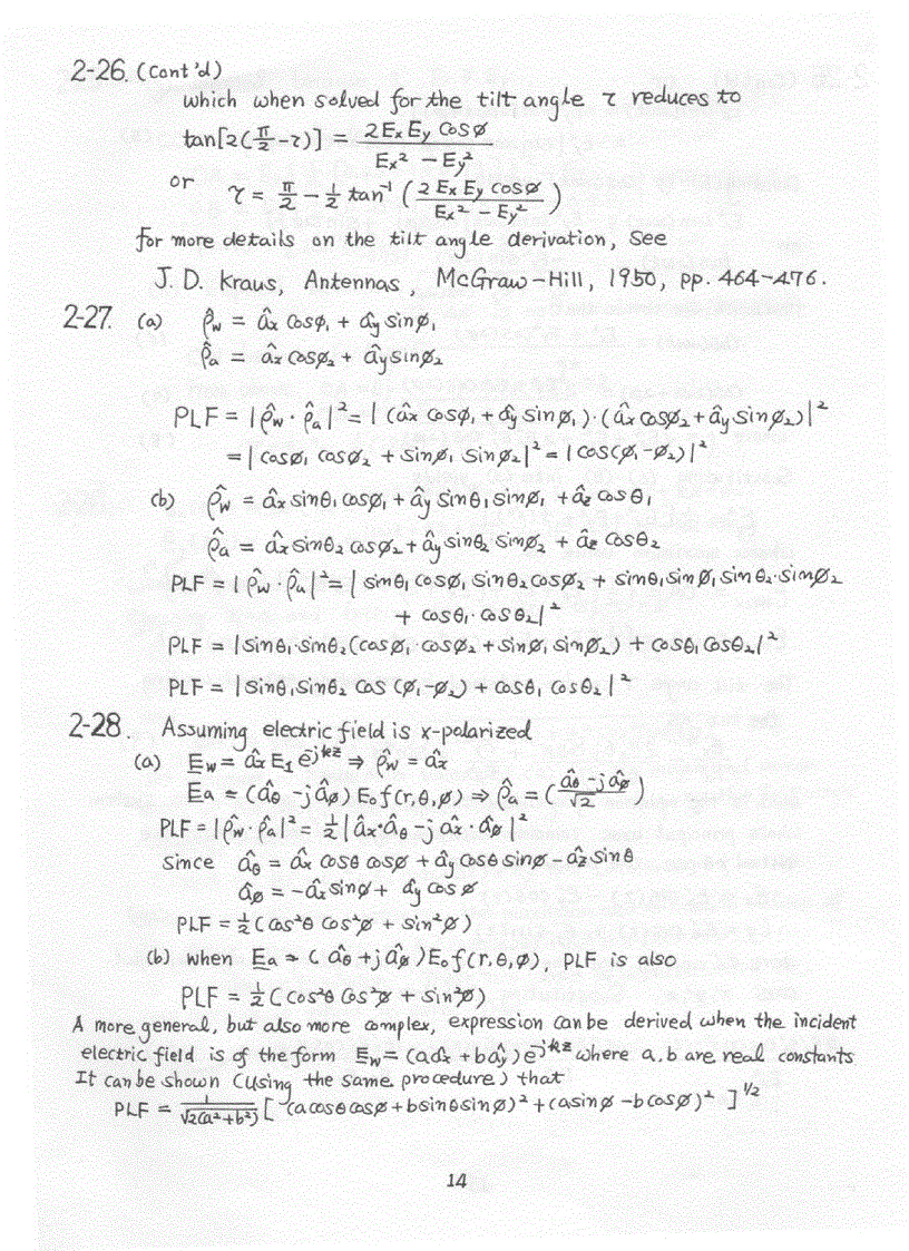 image for page Chapter 1 6 Solution of Antenna Theory Analysis and Design 3rd Edition Constantine Balanis Wiley