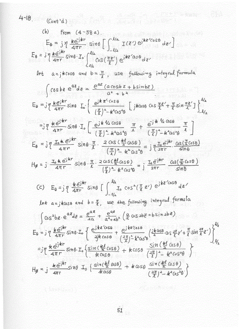 image for page Chapter 1 6 Solution of Antenna Theory Analysis and Design 3rd Edition Constantine Balanis Wiley 2