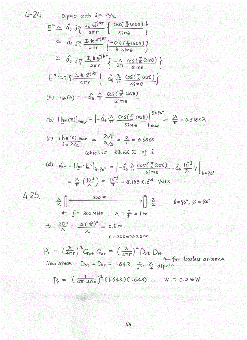 image for page Chapter 1 6 Solution of Antenna Theory Analysis and Design 3rd Edition Constantine Balanis Wiley 2