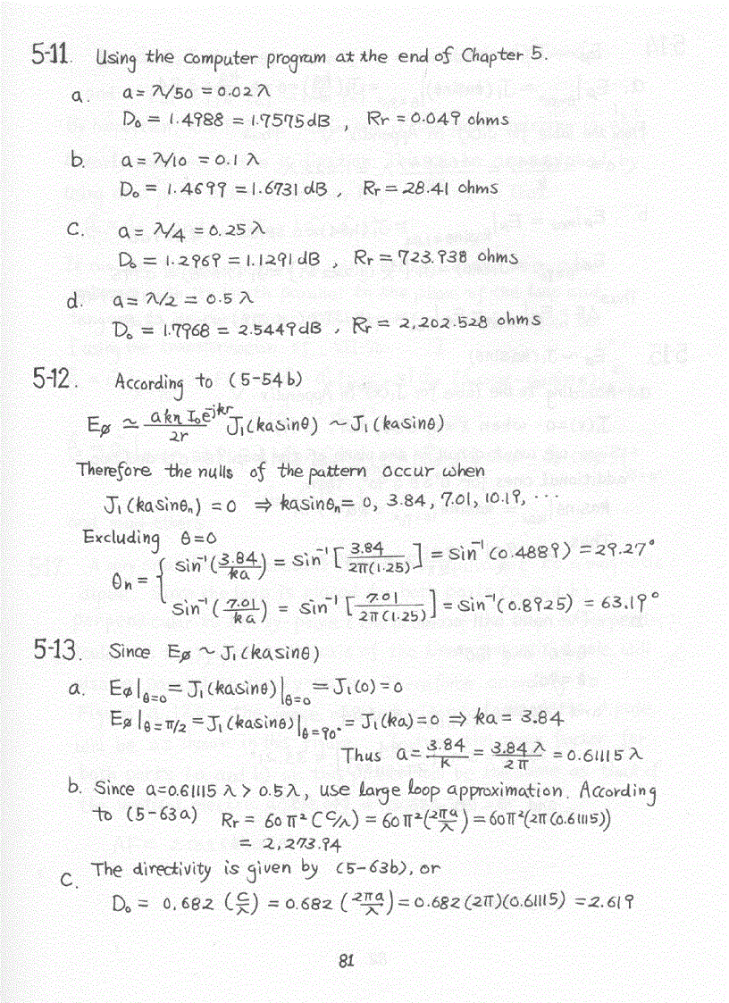 image for page Chapter 1 6 Solution of Antenna Theory Analysis and Design 3rd Edition Constantine Balanis Wiley 3