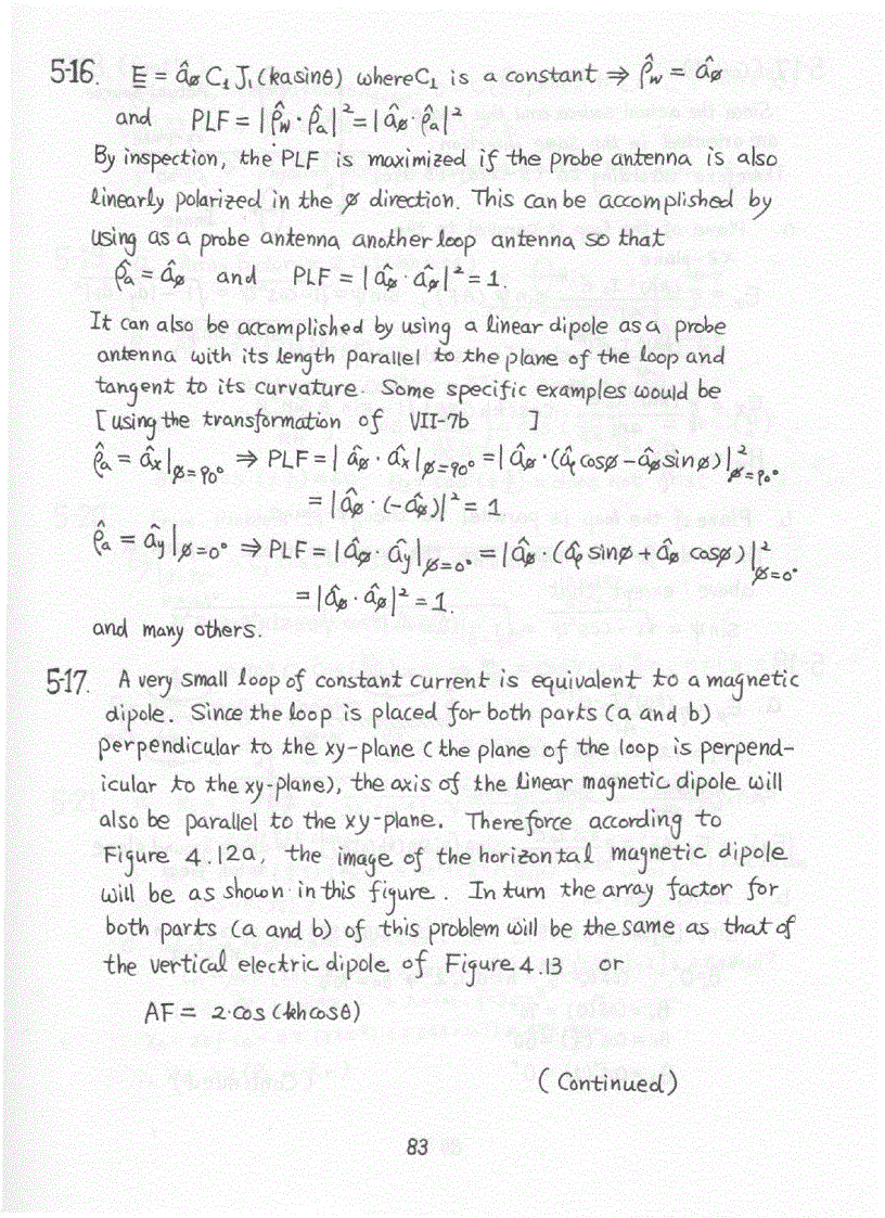 image for page Chapter 1 6 Solution of Antenna Theory Analysis and Design 3rd Edition Constantine Balanis Wiley 3