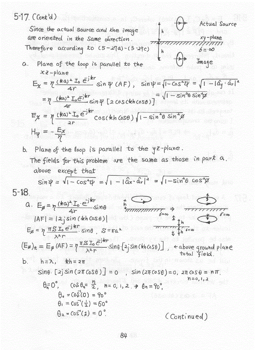 image for page Chapter 1 6 Solution of Antenna Theory Analysis and Design 3rd Edition Constantine Balanis Wiley 3