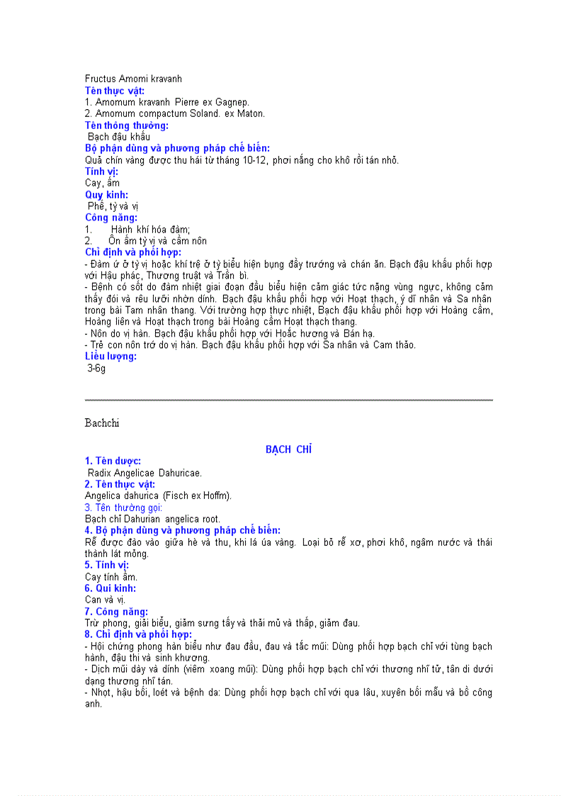 image for page Các vị thuốc đông y