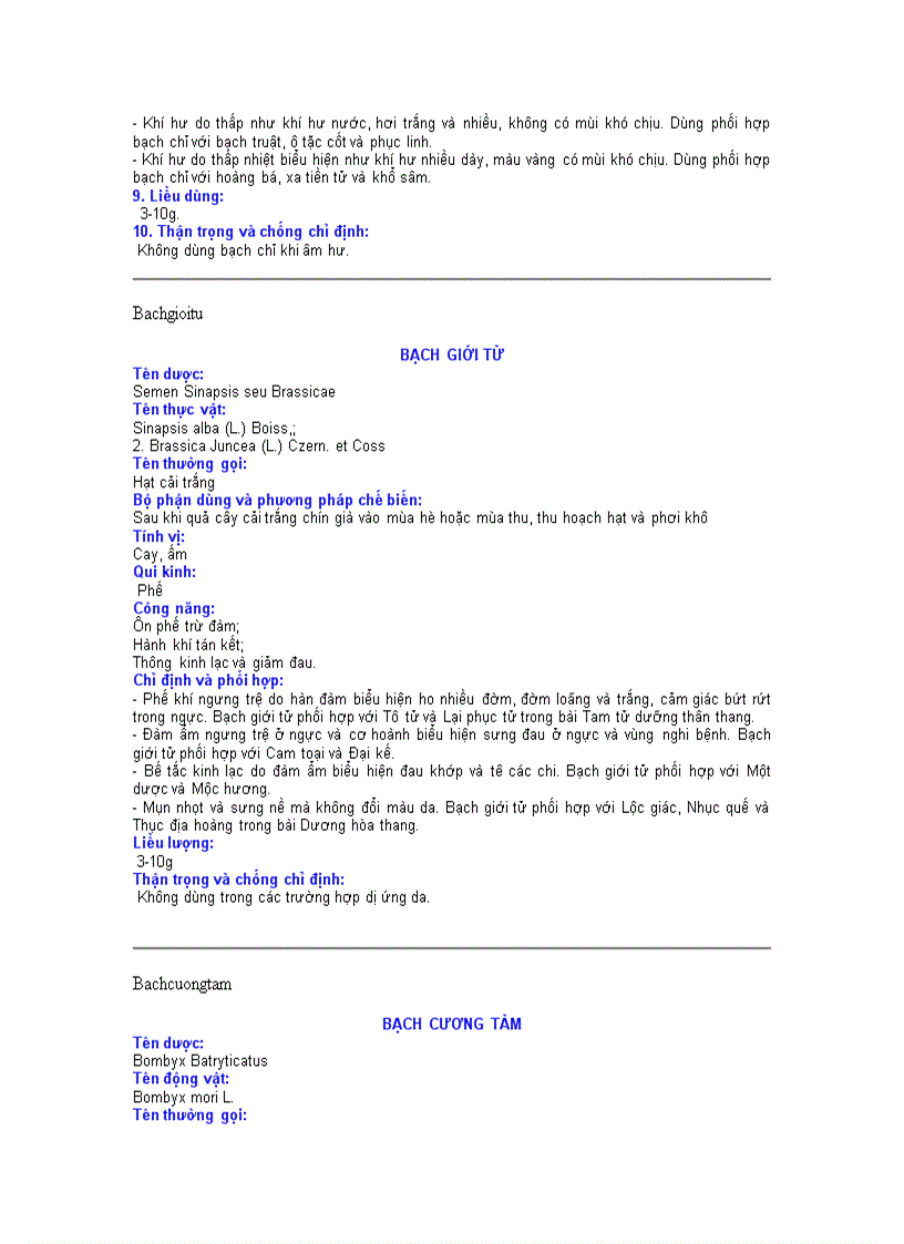 image for page Các vị thuốc đông y