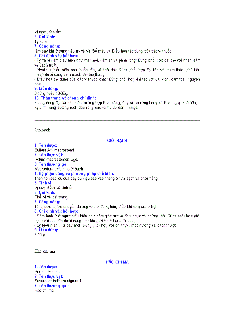 image for page Các vị thuốc đông y