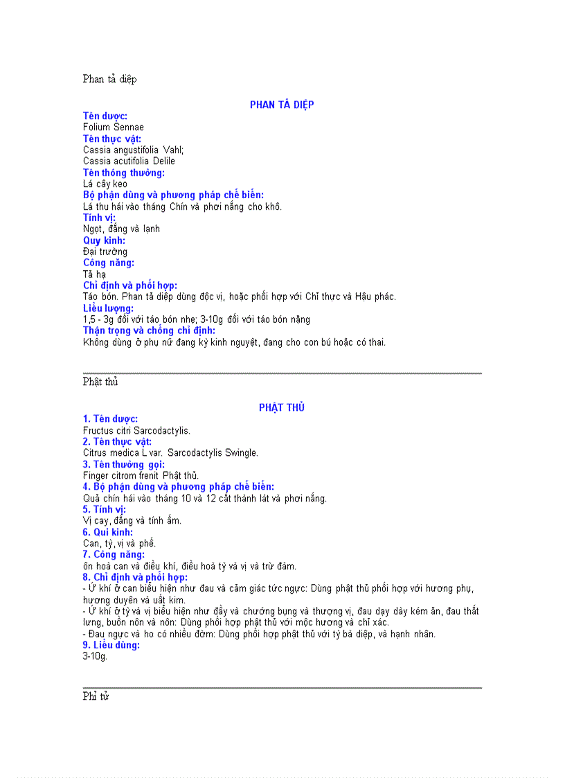 image for page Các vị thuốc đông y