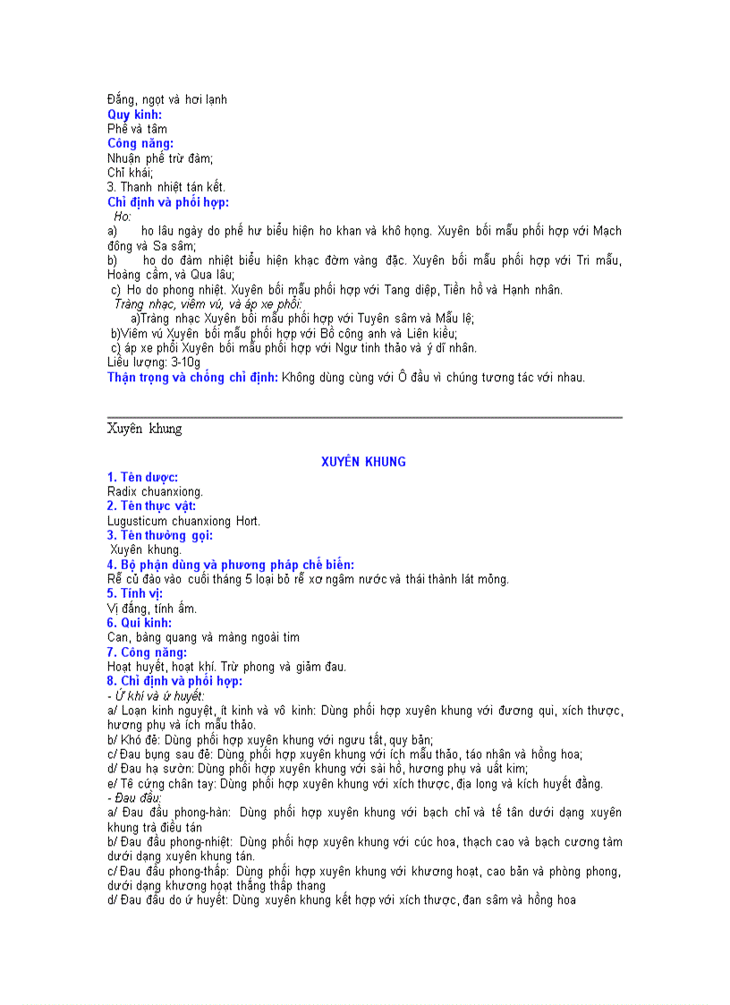 image for page Các vị thuốc đông y