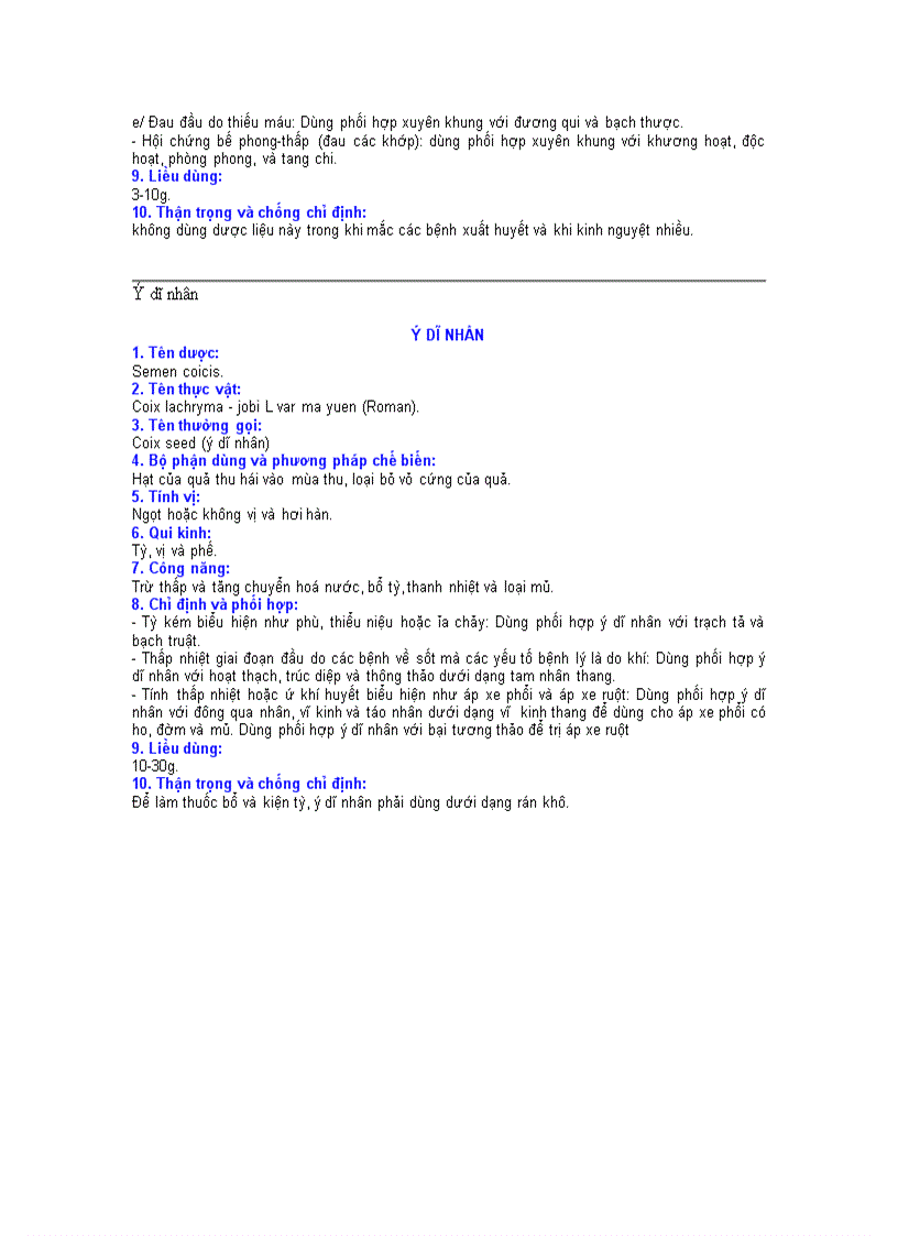 image for page Các vị thuốc đông y