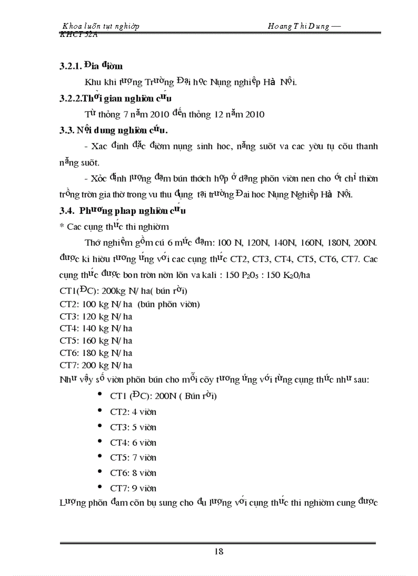 image for page Xác định lượng đạm bón thích hợp ở dạng phân viên nén cho ớt chỉ thiên trồng trên giá thể trong vụ thu đông tại trường Đại học Nông Nghiệp Hà Nội 2011