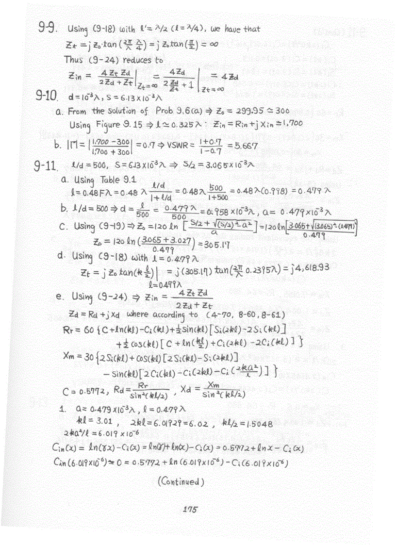 image for page Chapter 7 15 Solution of Antenna Theory Analysis and Design 3rd Edition Constantine Balanis Wiley 1