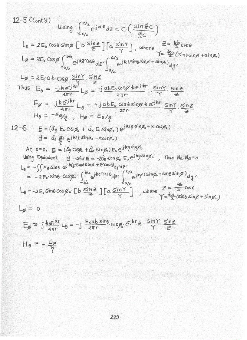 image for page Chapter 7 15 Solution of Antenna Theory Analysis and Design 3rd Edition Constantine Balanis Wiley 2