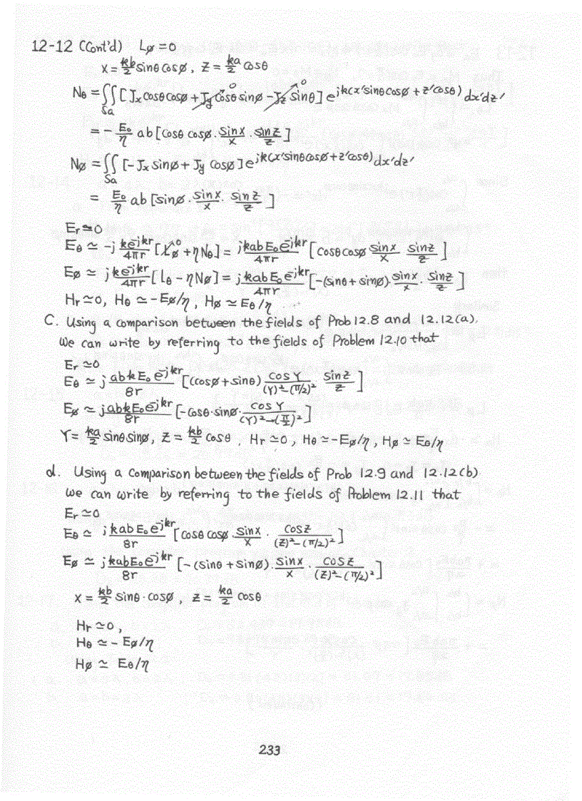 image for page Chapter 7 15 Solution of Antenna Theory Analysis and Design 3rd Edition Constantine Balanis Wiley 2