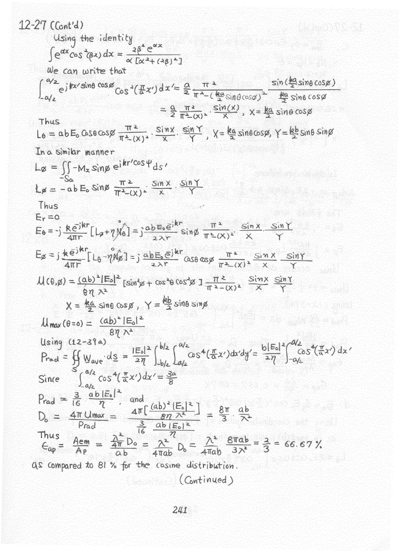 image for page Chapter 7 15 Solution of Antenna Theory Analysis and Design 3rd Edition Constantine Balanis Wiley 2