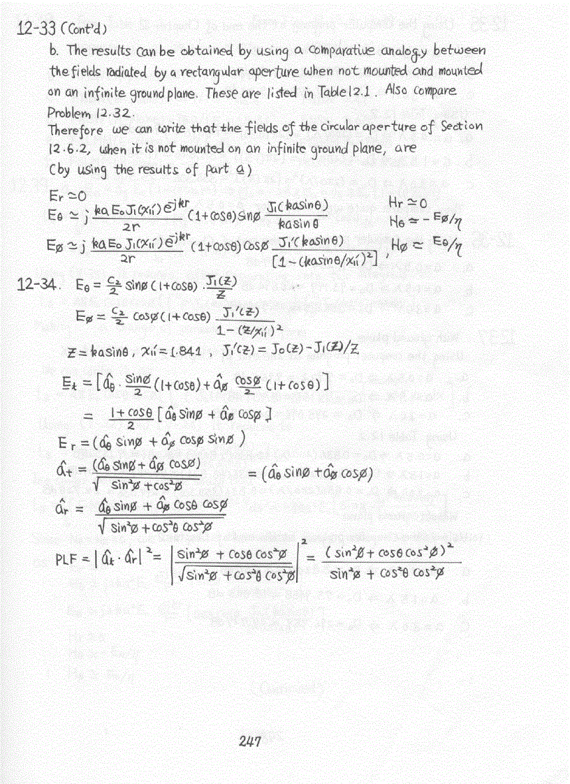 image for page Chapter 7 15 Solution of Antenna Theory Analysis and Design 3rd Edition Constantine Balanis Wiley 2