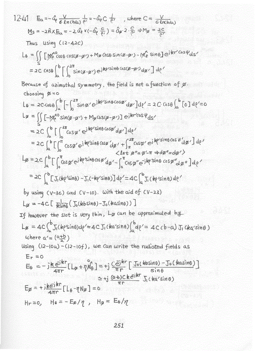 image for page Chapter 7 15 Solution of Antenna Theory Analysis and Design 3rd Edition Constantine Balanis Wiley 2