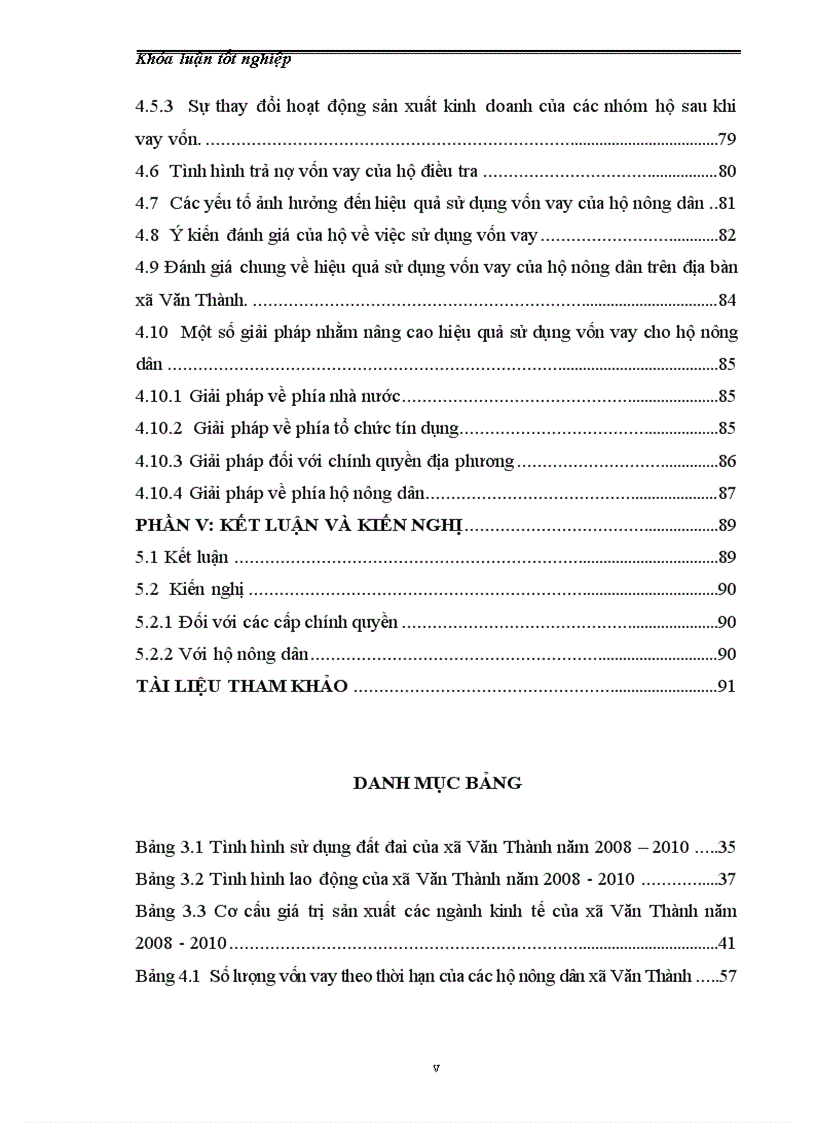 image for page Đánh giá hiệu quả sử dụng vốn tín dụng của hộ nông dân trên địa bàn xã Văn Thành huyện Yên Thành tỉnh Nghệ An