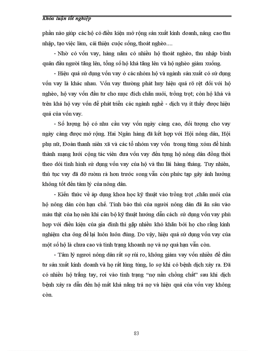 image for page Đánh giá hiệu quả sử dụng vốn tín dụng của hộ nông dân trên địa bàn xã Văn Thành huyện Yên Thành tỉnh Nghệ An