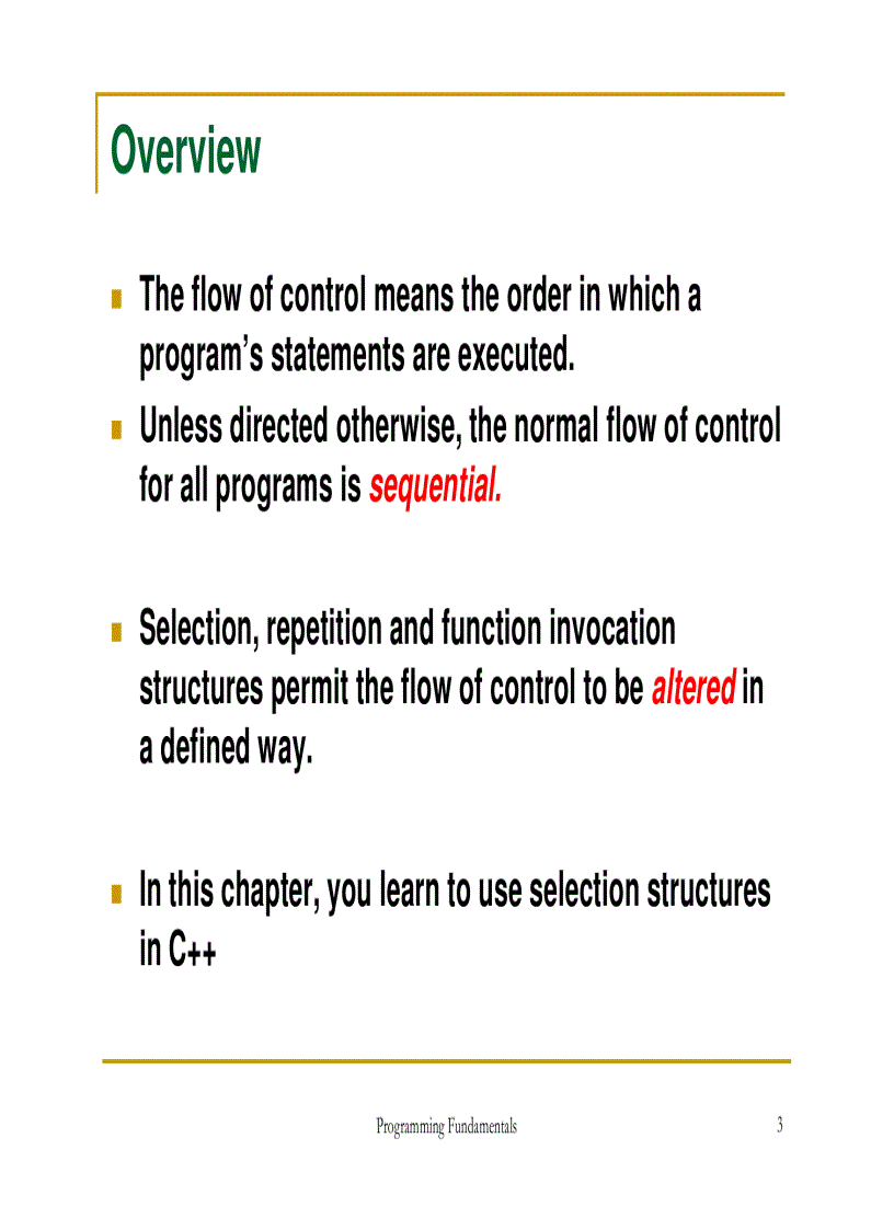 image for page Selection structures
