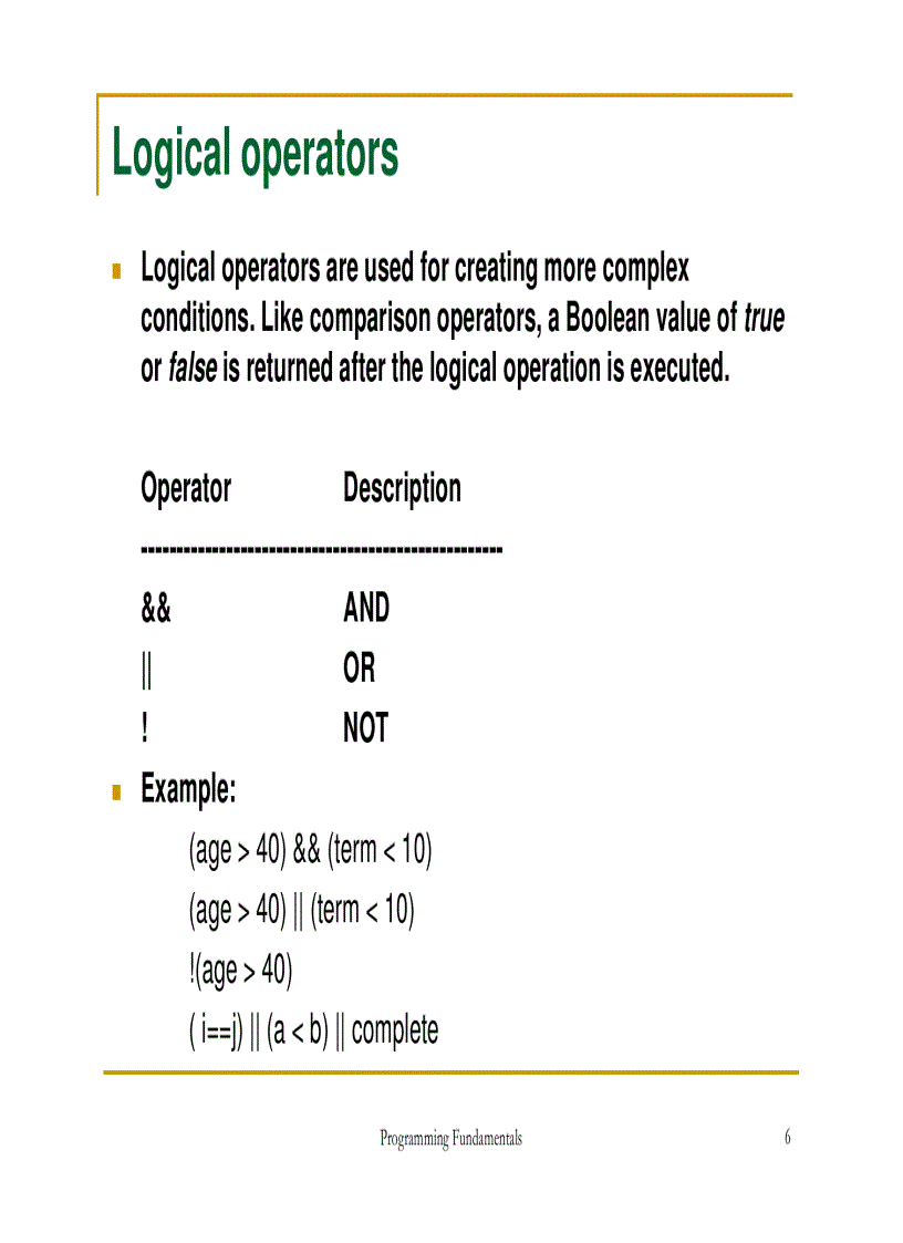 image for page Selection structures