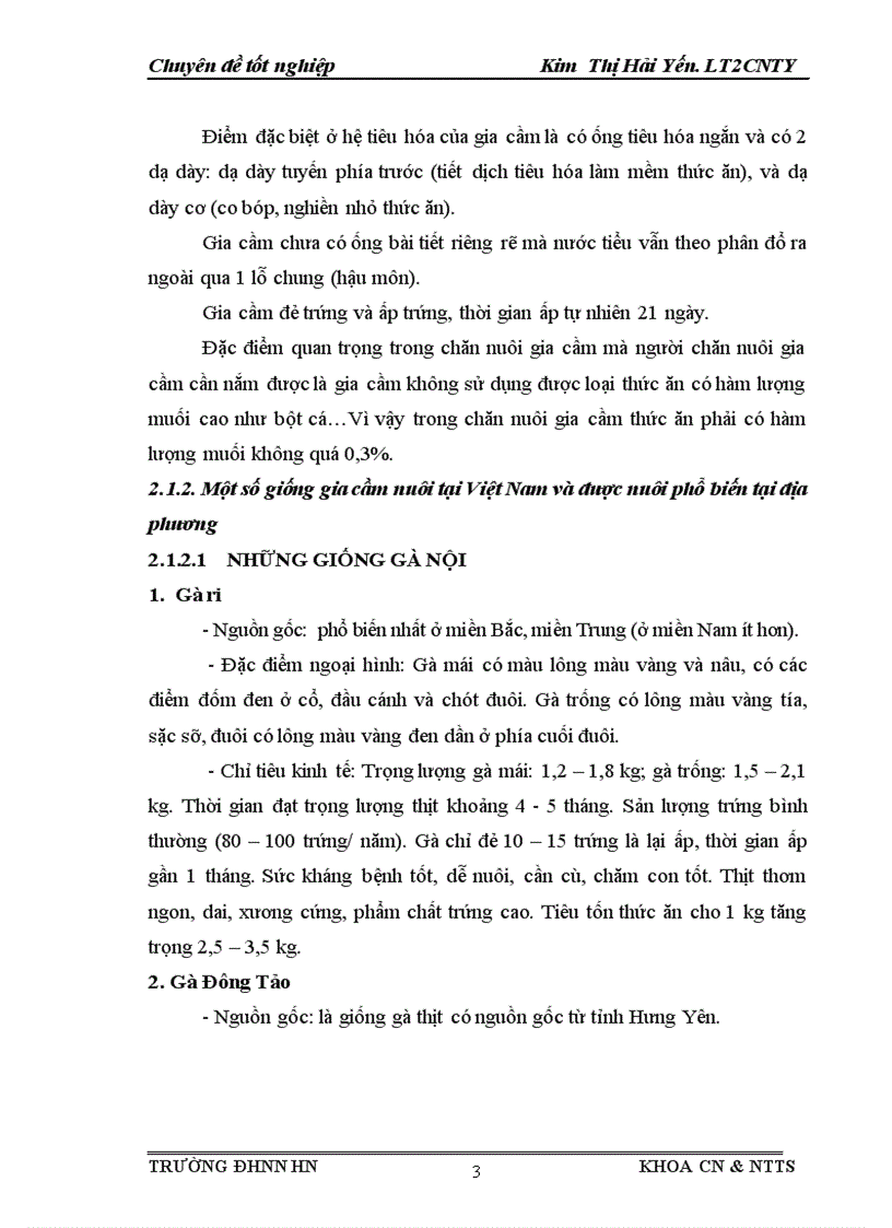 image for page Điều tra tình hình chăn nuôi và dịch bệnh trên đàn gia cầm tại xã Vân Hội Tam Dương Vĩnh Phúc 2011