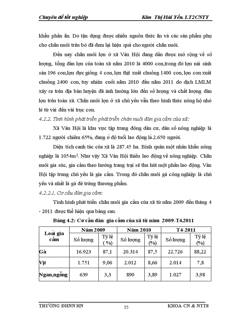 image for page Điều tra tình hình chăn nuôi và dịch bệnh trên đàn gia cầm tại xã Vân Hội Tam Dương Vĩnh Phúc 2011