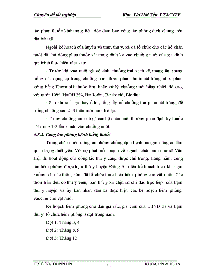 image for page Điều tra tình hình chăn nuôi và dịch bệnh trên đàn gia cầm tại xã Vân Hội Tam Dương Vĩnh Phúc 2011