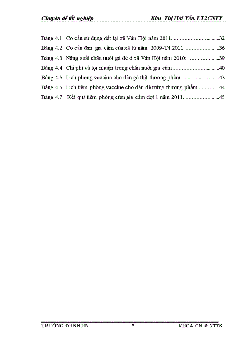 image for page Điều tra tình hình chăn nuôi và dịch bệnh trên đàn gia cầm tại xã Vân Hội Tam Dương Vĩnh Phúc 2011