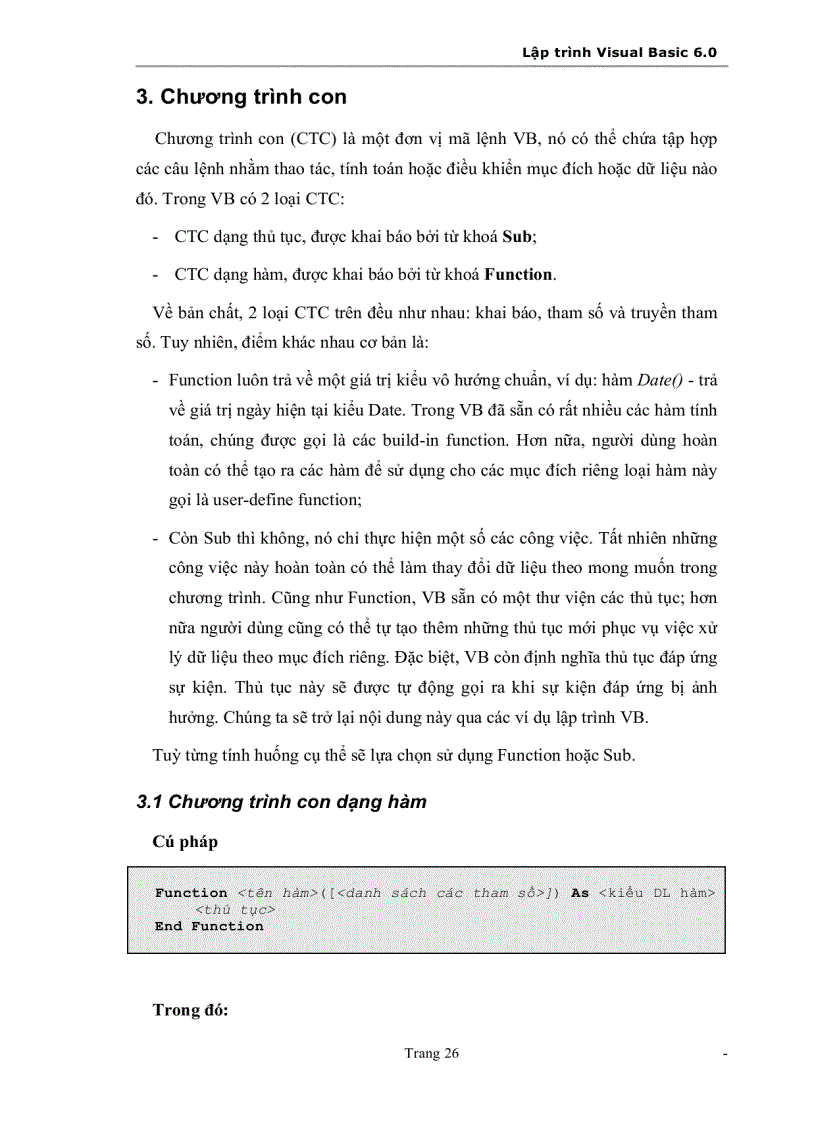 image for page Lập trình với Microsoft Visual Basic 6 0