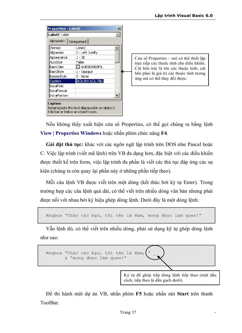 image for page Lập trình với Microsoft Visual Basic 6 0